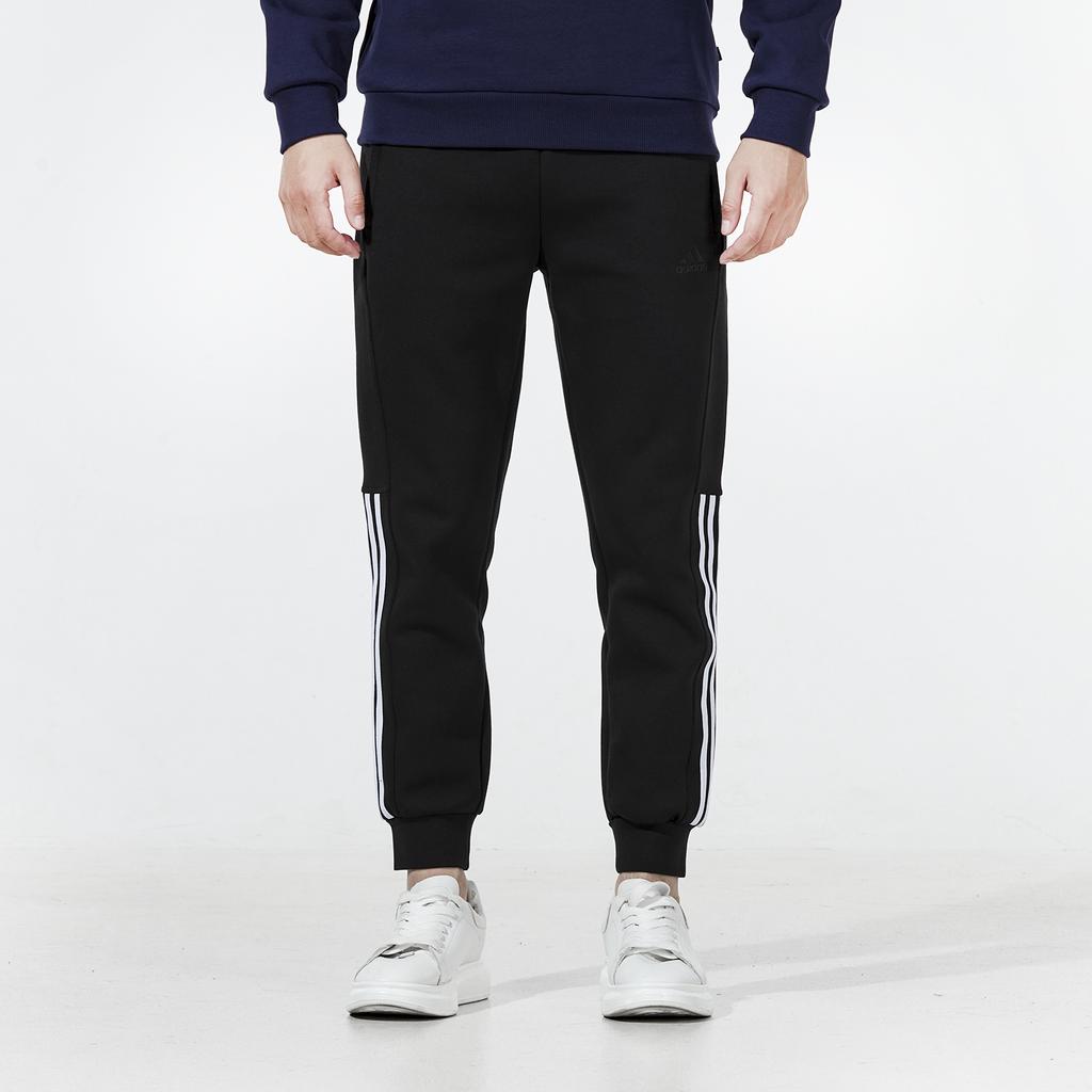 Adidas Essential Knit Cuffed Track Pants Men Bottoms Black H39227