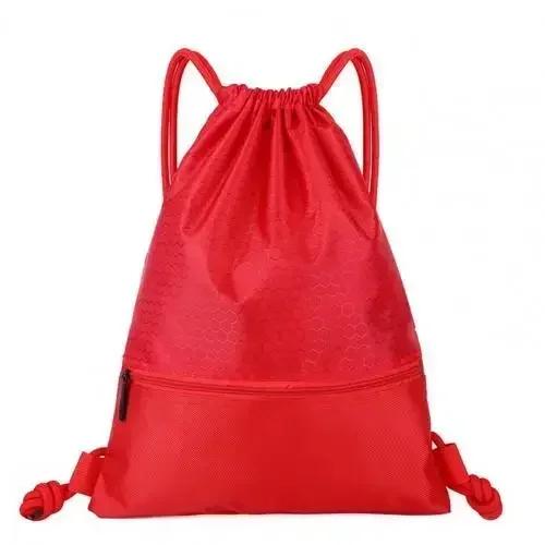 Sport 5 Color Drawstring Pocket Simple Backpack Men'S And Women'S Fitness Backpack Lightweight Basketball Bag Oxford Zipper Bags