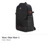 Jordan Athleisure Polyester Backpack Unisex Black JD2223003GS-001