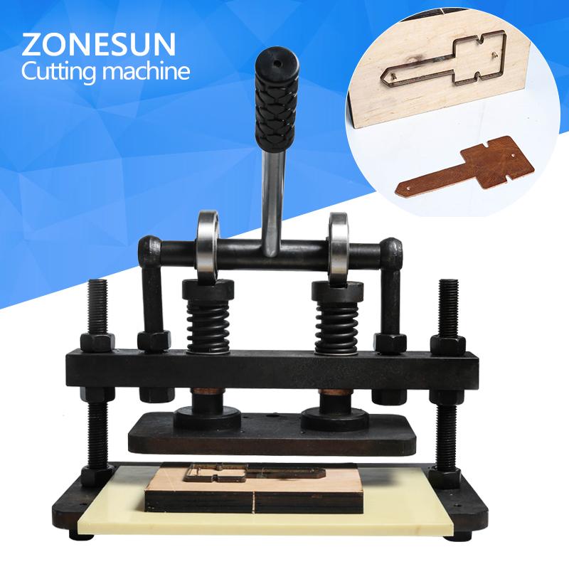 ZONESUN ZS-DM Ручная машина для вырубки кожи по пресс-форме для творческих проектов