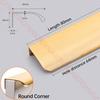 NAIERDI Gold Black Hidden Handles Long Kitchen Cabinet Pulls Silver  Drawer Pulls Aluminum Alloy Furniture Handles Cupboard Knob