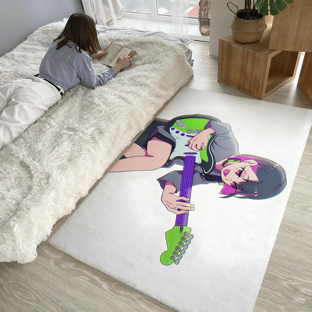 z-Zutomayo music band Floor Mat Soft Thickened Absorbent Non-Slip Bedroom Living Room Door Mat Home Decor Flannel Rugs