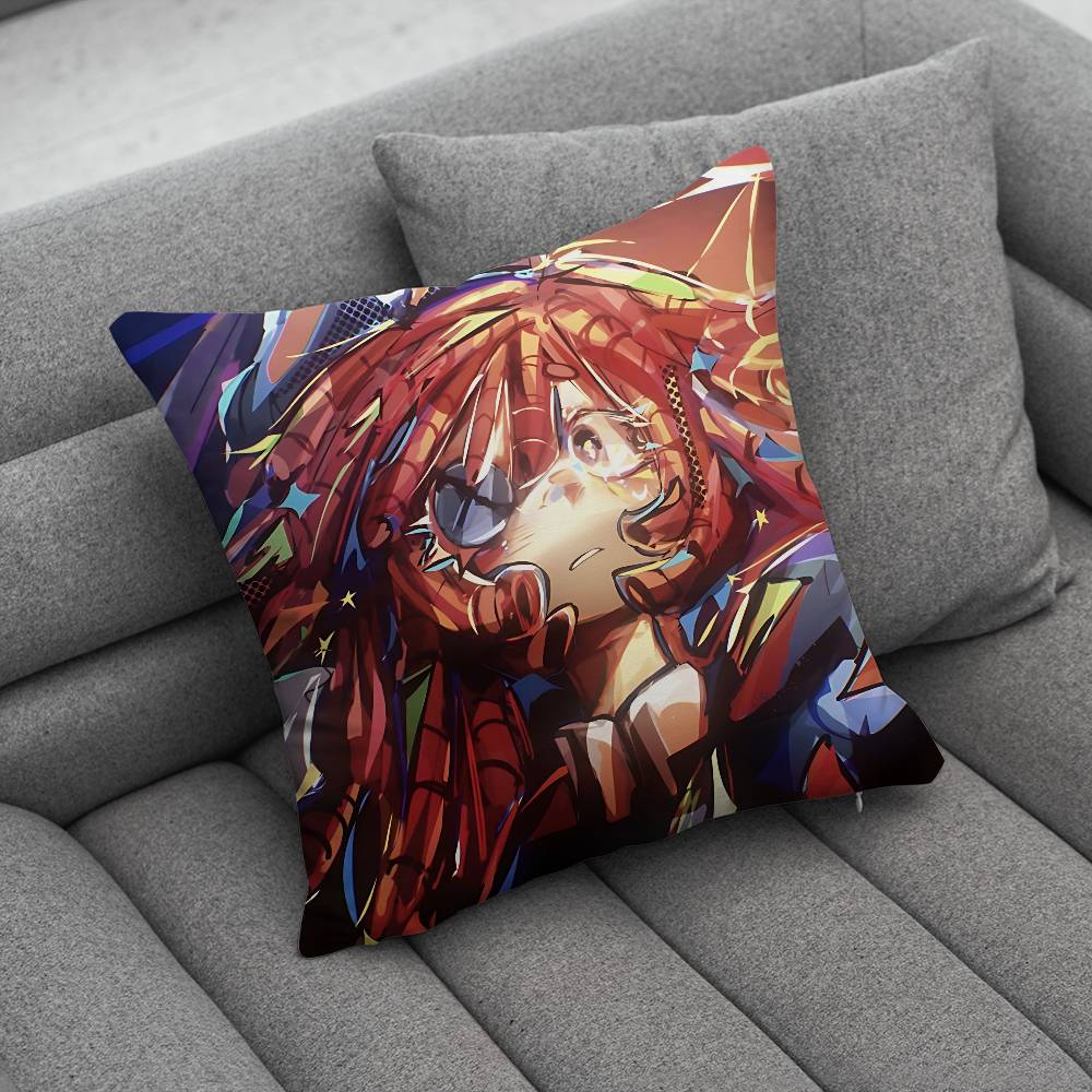 Handmade Tinplate Brooches Pomni Jax Pillow Case Pillow Case Living Room Sofa Cushion Cover Suitable For Home Bedroom Room