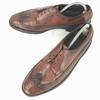 Редкие винтажные туфли Pre-70s/Florsheim/Goodyear Welt Long Wingtip/10C/27.0/Коричневые/(ИСПОЛЬЗОВАЛ)
