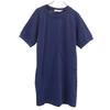 SEE BY CHLOE Платье с коротким рукавом цельное USA4 Темно-синий система Женский Б/У