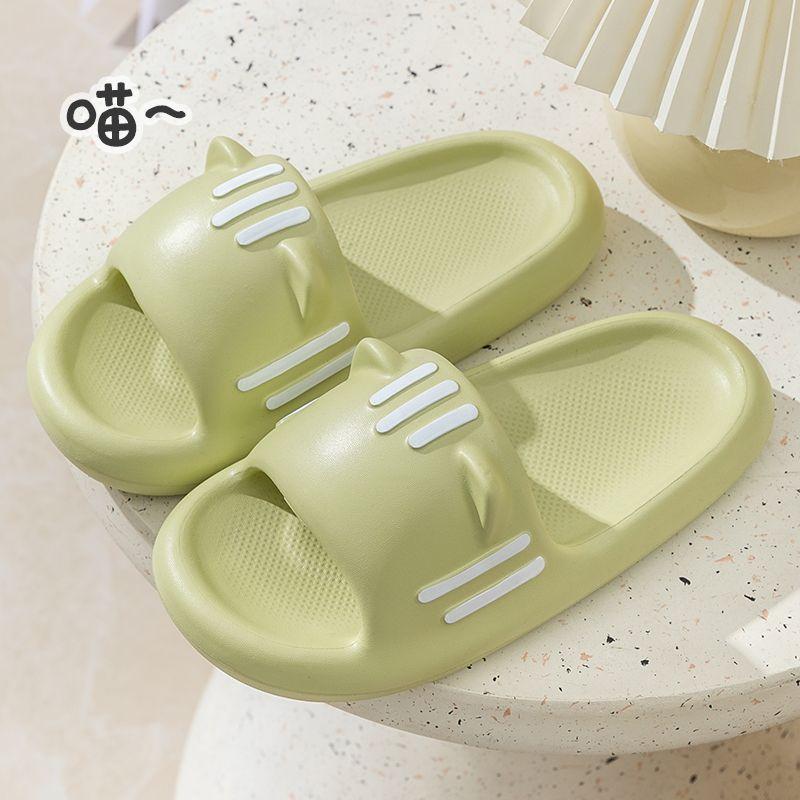 Крутые шлепанцы на толстой подошве, милые женские, для ванной, для дома, нескользящие и не вызывающие неприятный запах ног, домашние, для помещений, мужские