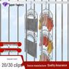 Multi-Layer Stainless Steel Drying Rack with Windproof Hooks for Socks & Underwear