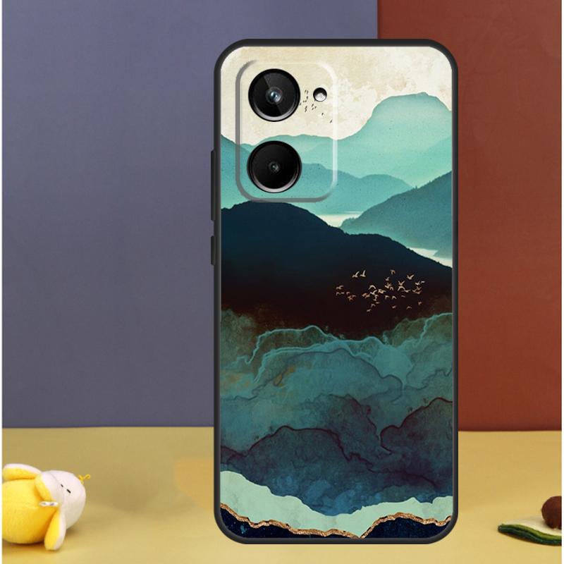 Star Lake Mountains For Realme GT7 GT6 15 Pro 10 11 12 13 14 Pro Plus C55 C71 C75 C67 C63 C61 C53 C35 C65 Case