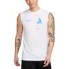 Dri-Fit Comfortable Quick-Dry Sleeveless Basketball Jersey Men Tops White FV8401100
