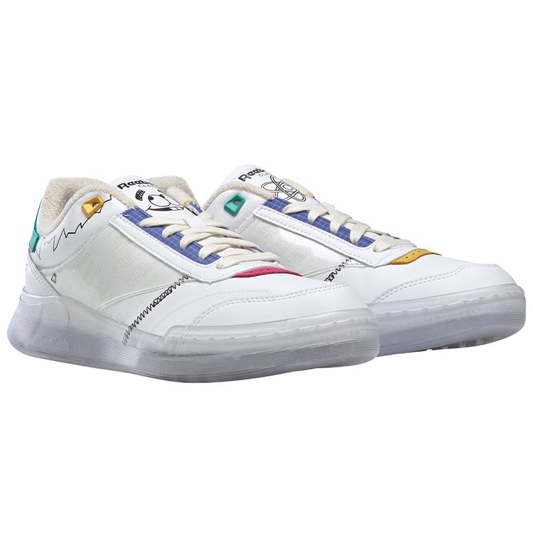Парк Юрского периода x Reebok Club C Legacy Mr. Кроссовки унисекс DNA Белые Обувь-Белый Классический-Белый GY0856