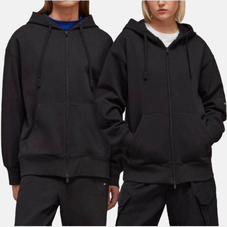 Y-3 Zip-Up Drawstring Hoodie Unisex H44785