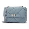Charles & Keith Quilted Chain Crossbody Bag Large Women bags Black CK2-20270770