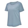 Plus Size Women's Mesh Short Sleeve Sport Top - Breathable Yoga, Gym, Running Cover-up
