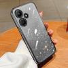 KEYSION Роскошный чехол-бампер с покрытием и блестками для Infinix Hot 30i 30, прозрачный, из мягкого ТПУ, противоударная задняя крышка для Infinix Hot 30 30i