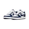 Nike Кроссовки Court Borough 2 Бело-синие Низкие Скейтбордические Детские 3-7 лет BQ5451-107