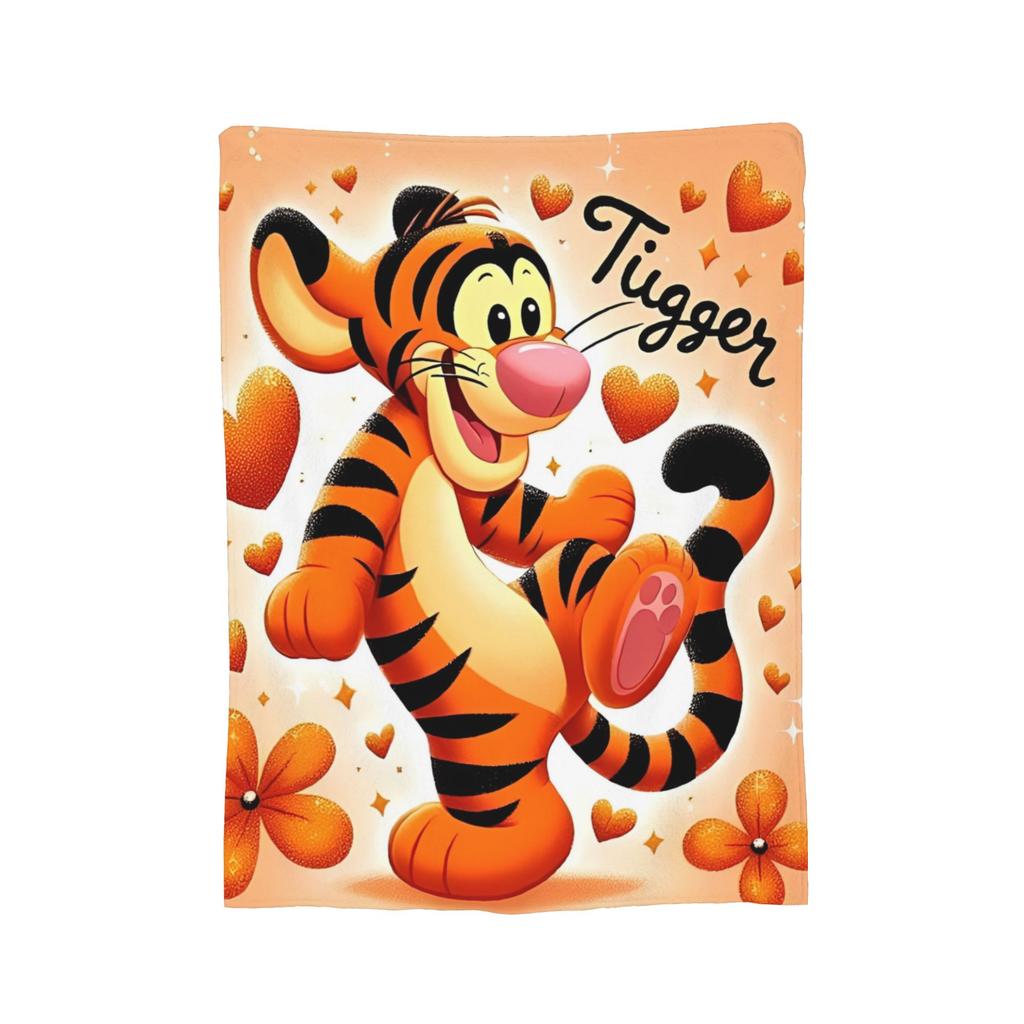 Bear Cartoon Winnie the Pooh Blankets Flannel Awesome Soft Throw Blankets for Bedding Lounge Summer,
