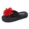 Women's Flip-flops Stylish Non-slip Soft-soled Beach Shoes Plus Size Flip-flops, Floral Design Perfect for Summer Wear