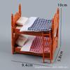Dollhouse Dollhouse 1:12 Miniatures Play House Mini Furniture Bunk Bed Scene Accessories Toys