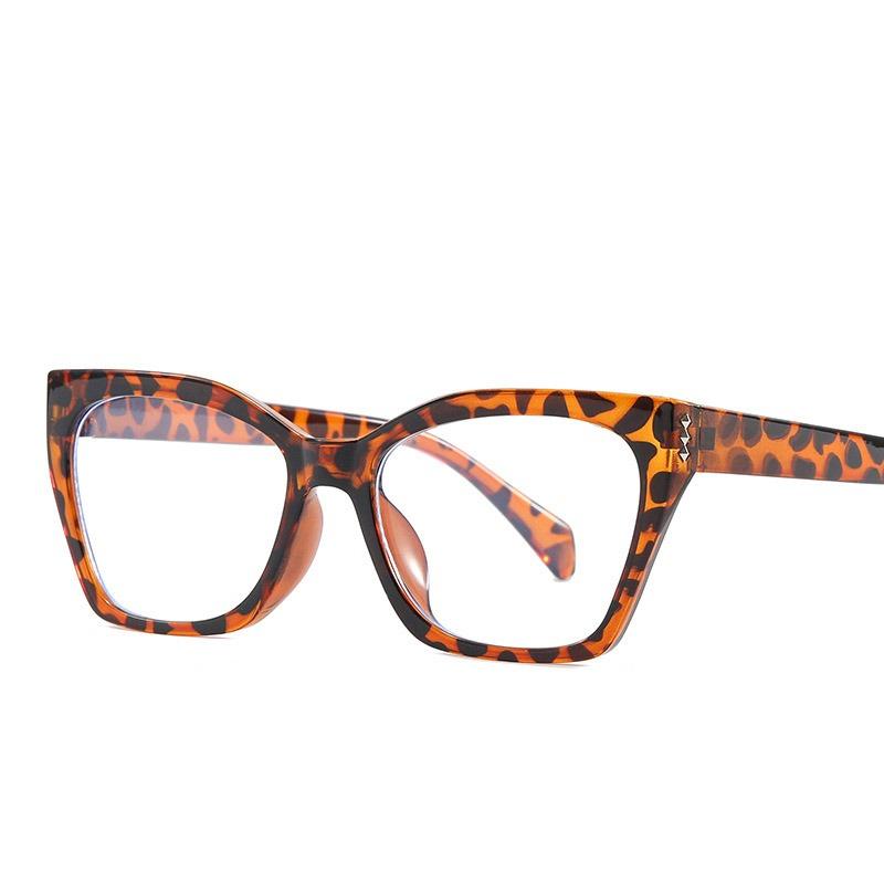 Ретро анти-синий свет женские очки кошачий глаз оправа бренд дизайнер плоское зеркало компьютерные очки