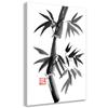 Canvas Print Bamboo B&w