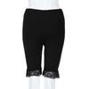 Womens Plus Size Mid Waist Lace Hot Shorts Elastic Sports Pants Trousers Trunks