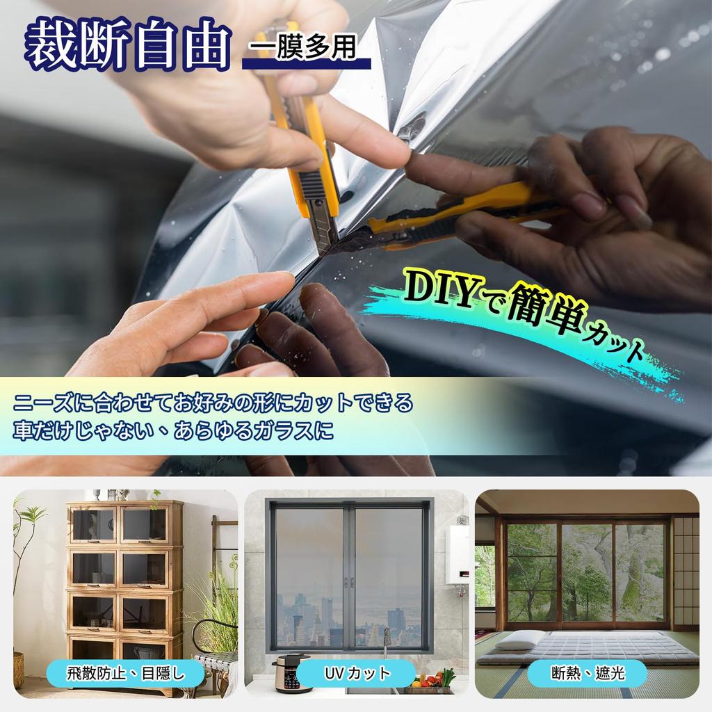 VEPAGOO Car Window Light UV Privacy Sun Vehicle Inspection Interior Sold by the Privacy Film, 5% Transmittance, Protection, Heat-Insulating, Blackout,