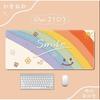 Mouse pad cute mouse pad with lovely rainbow smiley face pattern mouse pad study desk mat desk mat