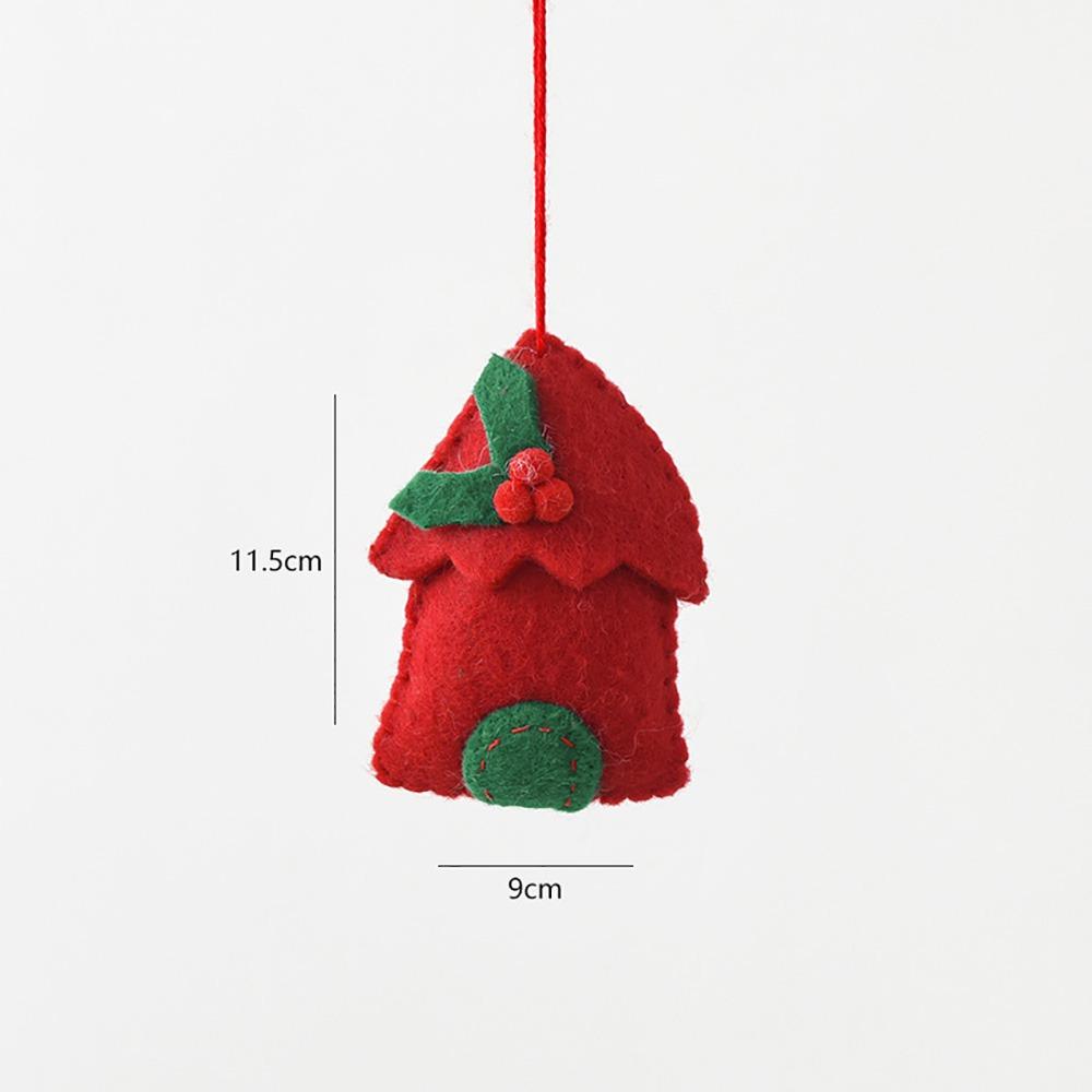 Felt Christmas Hanging Pendant Multicolor Christmas Tree Decoration Drop Ornament Home Decoration