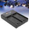 Plastic Black Battery Converter Adapter Plate with Dual Slot for Sony V Mount NP F550 NP F750 NP