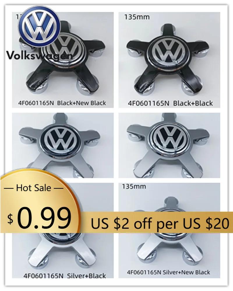 DKRSE1 For VW Volkswagen Jetta MK5 Golf 4pcs 135mm Volkswagen Golf Polo Car Wheel Center Caps 5Pins Rim Hub Cover Hubcap Logo Badge Emb