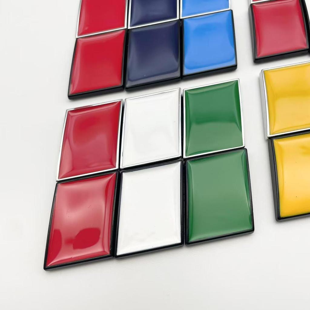 Набор стикеров с национальными флагами разных стран: Германия, Италия, Франция - Креативные металлические наклейки на машину