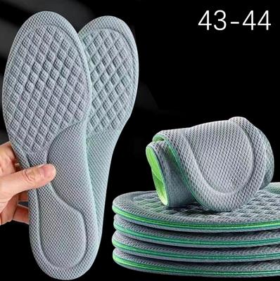 2 шт. дезодорант, впитывающий пот, массажные спортивные стельки, мягкие стельки из пены с эффектом памяти для обуви, мужские и женские ортопедические подошвы для обуви для бега
