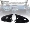 Side Mirror Cap Cover 735417229 Glossy Black Rearview Wing Mirror Cover for Grande Punto DAL EVO DAL