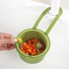 Корзина-слив для кухонной раковины, Угловой сборщик пищевых отходов, Прочная, легко моющаяся кухонная принадлежность для фруктов и овощей