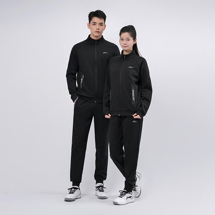 Коллекция бадминтона Li Ning Повседневная спортивная одежда Унисекс Черный AWEU051-1