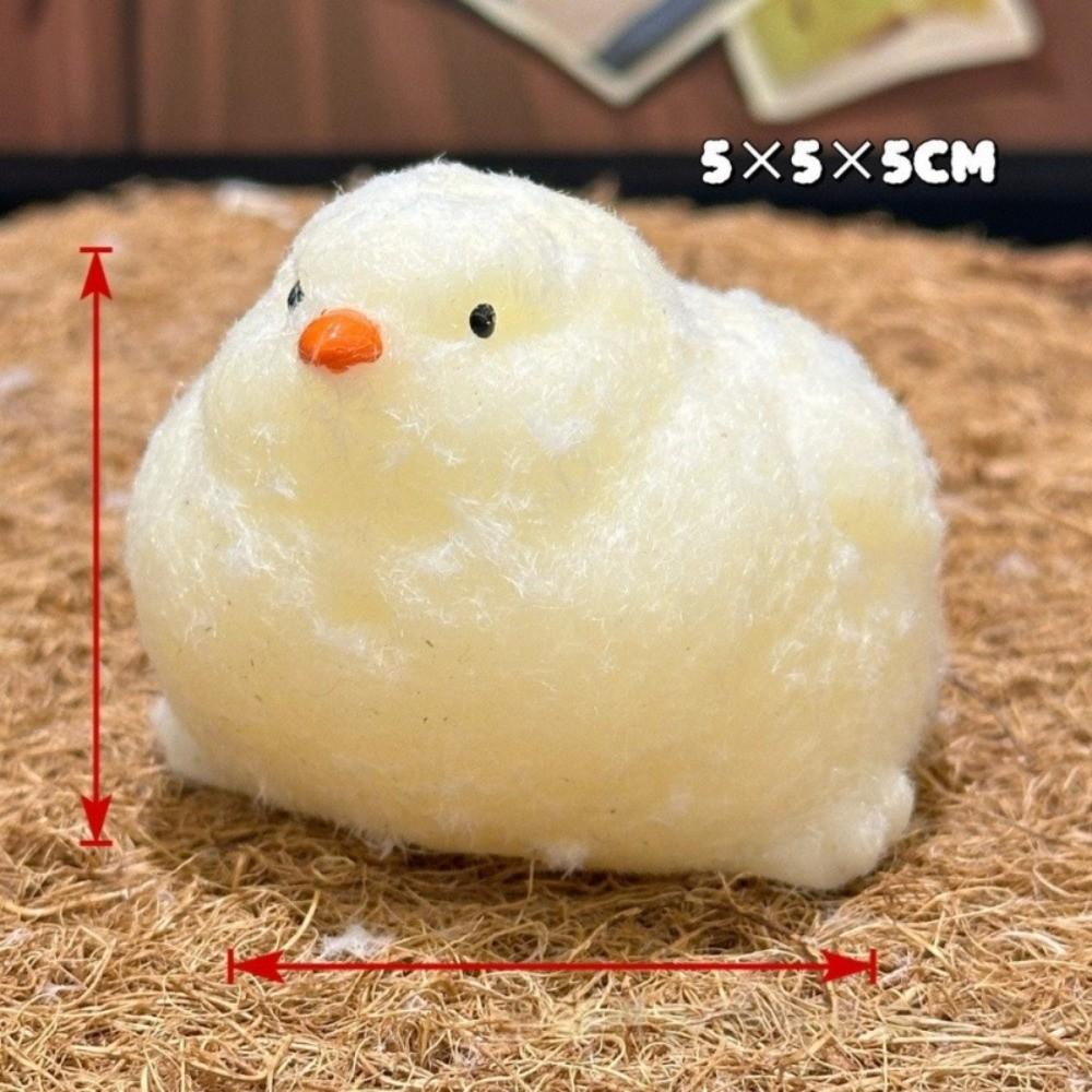 Slow Rebound Squeeze Toy Handmade Stress Relief Toy Cute Squeeze Chick Toy for Adults