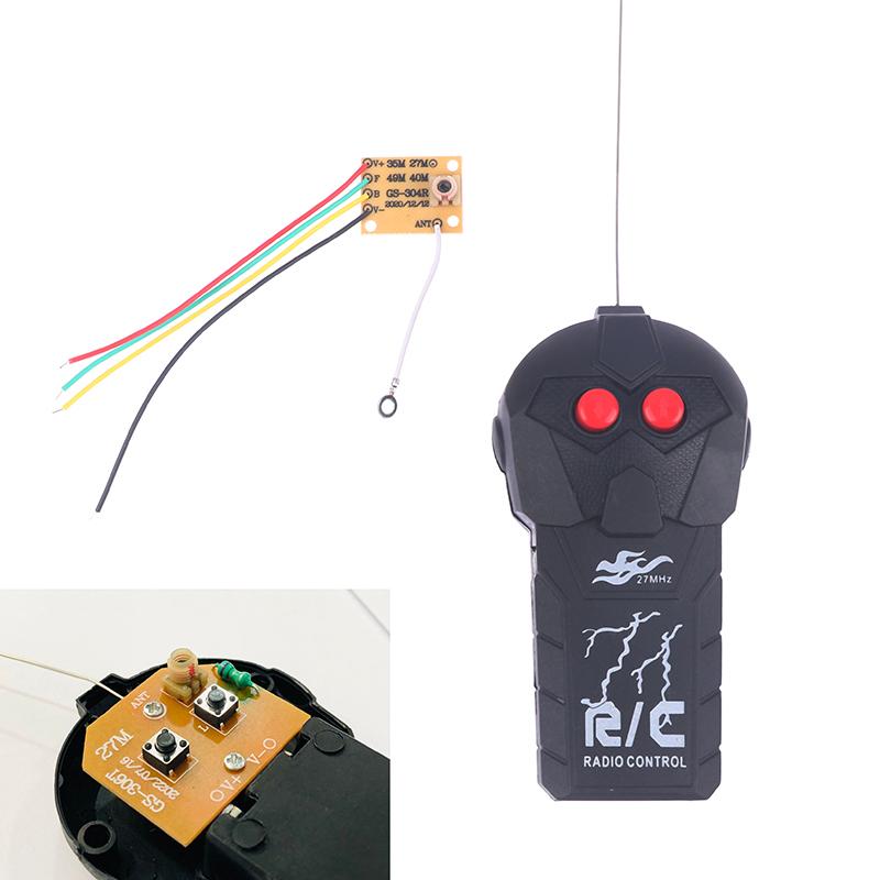New 27Mhz Circuit 2Ch Rc Remote Control Pcb Transmitter Receiver Board Radio System For Toy Car