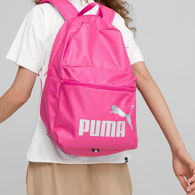 Новый полиэстеровый рюкзак PUMA Regular для женщин, ярко-розовый 075487-63