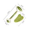2pcs Jade Roller Gua Sha Set,Spa Grade Face Massager Tool for Reduces Puffiness,Facial Scraping Skin Care Tools for Face Neck
