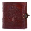 17.78 Cm Tree of Life Journal Leather with C-Lock Notebook Gifts for Men Women