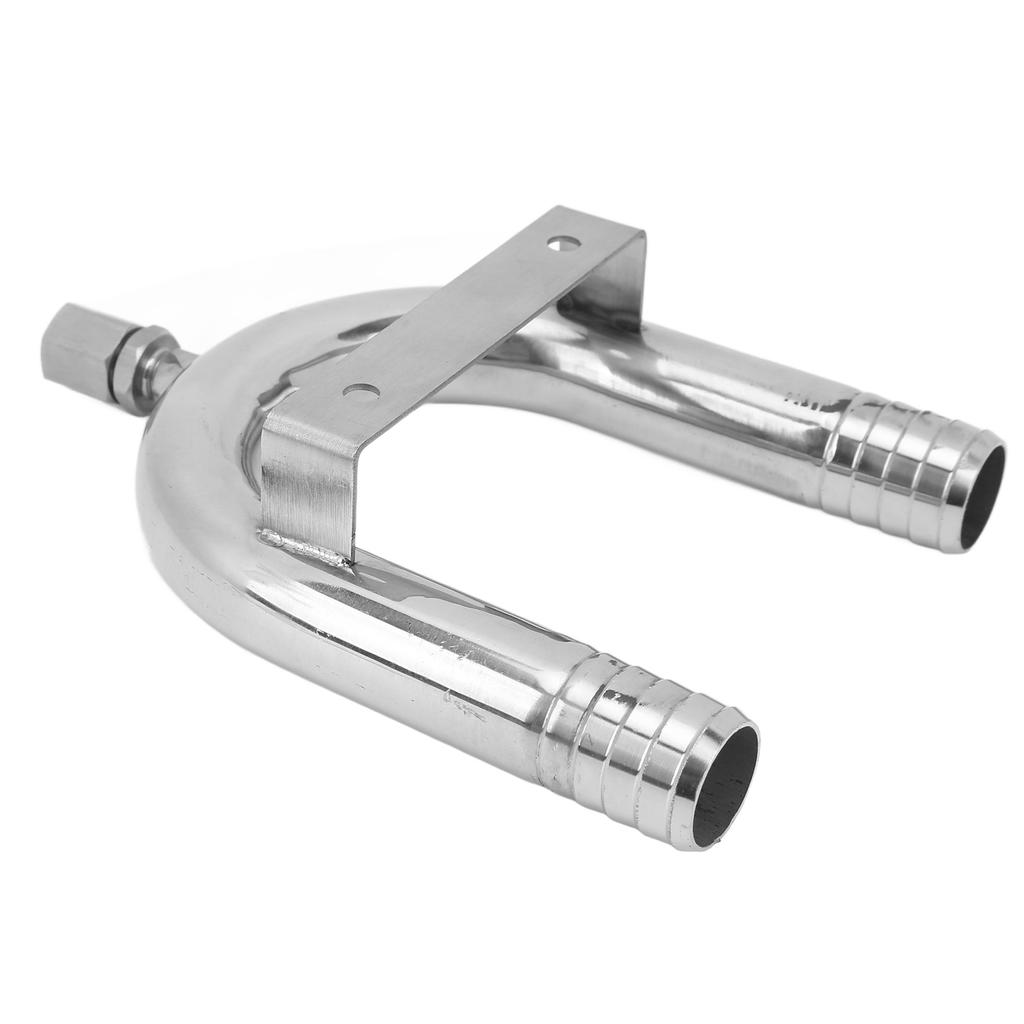 25mm Anti Siphon Vented Loop 316 Stainless Steel Vent Loop Valve for Marine RV Yacht Toilet