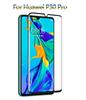 New 2Pcs Tempered Glass Film Full Screen Protector Black Edge For Huawei P30 Pro