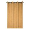 Rideau - Antoine - 140 X 260 Cm - Velours Côtelé - Œillets Métalliques - Curry