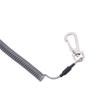 Tackle Retractable Anti-lost Outdoor Secure Buckle Lock Lanyard Fishing String Keychain Spring Rope