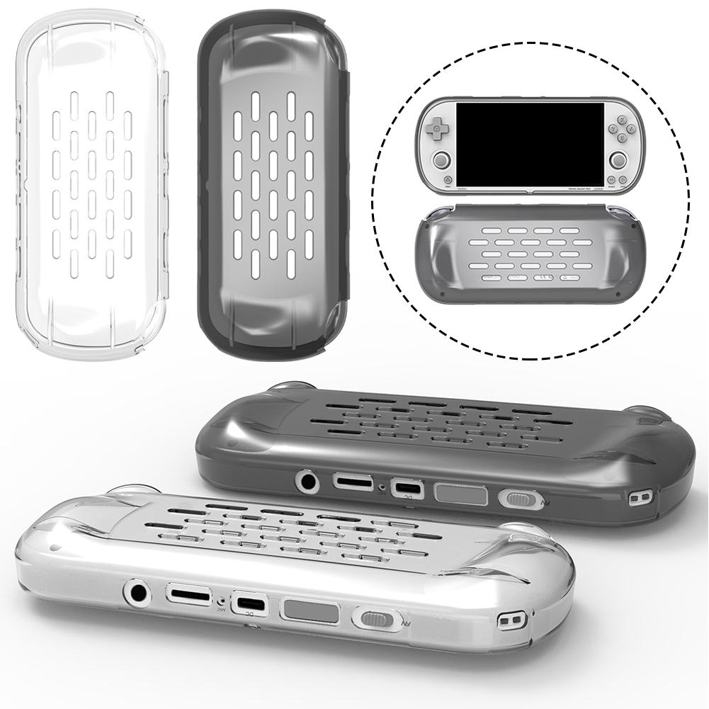 Transparent TPU Case For Trimui Smart Pro Handheld Game Console Protective Cover Anti-Scratch Anti-fall Storage Box Case Cover