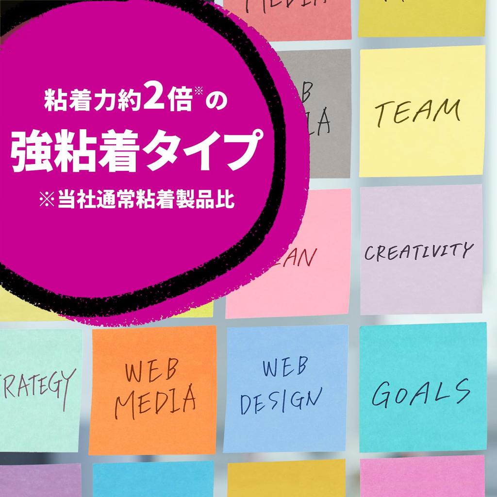 Квадратный блок для записей с сильным клеевым слоем, из переработанной бумаги, 75 x 75 мм, 90 листов x 20 блоков Post-it 6542SS-AP2