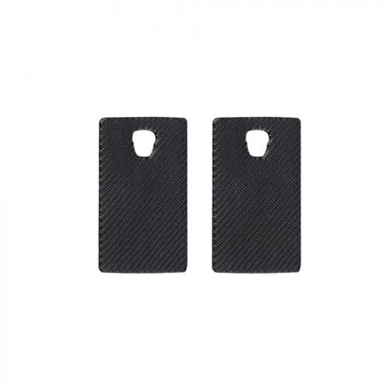 2Pcs Carbon Fiber Interior OBD Port Cover Trim For Porsche 718 Boxster Cayman