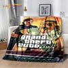 Мягкое плюшевое одеяло Grand Theft Auto GTA Game Gamer, фланелевое одеяло для гостиной, спальни, кровати, дивана, чехол для пикника