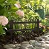 Plant Bed Name Plates Welcome Decorative Yard Sign, Wildflowers/Vegetables Silhouette Black Garden Stake, Outdoor Weather Resistant Patio Decoration