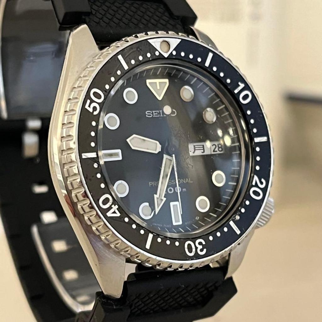 Used Rare Vintage SEIKO Diver 7C43-6010